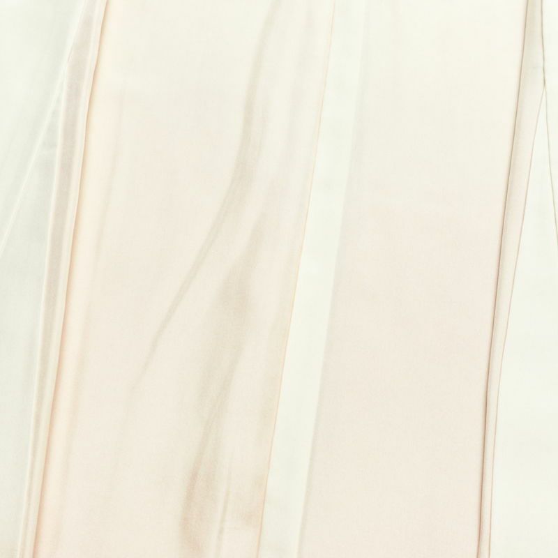 小紋 付下小紋 良品 一つ紋付き 正絹 古典柄 袷仕立て 身丈159.5cm 裄丈63.5cm ぼかし 橙_画像18