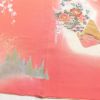 訪問着 縮緬 正絹 古典柄 袷仕立て 身丈158.5cm 裄丈67cm 箔 ピンク_画像10