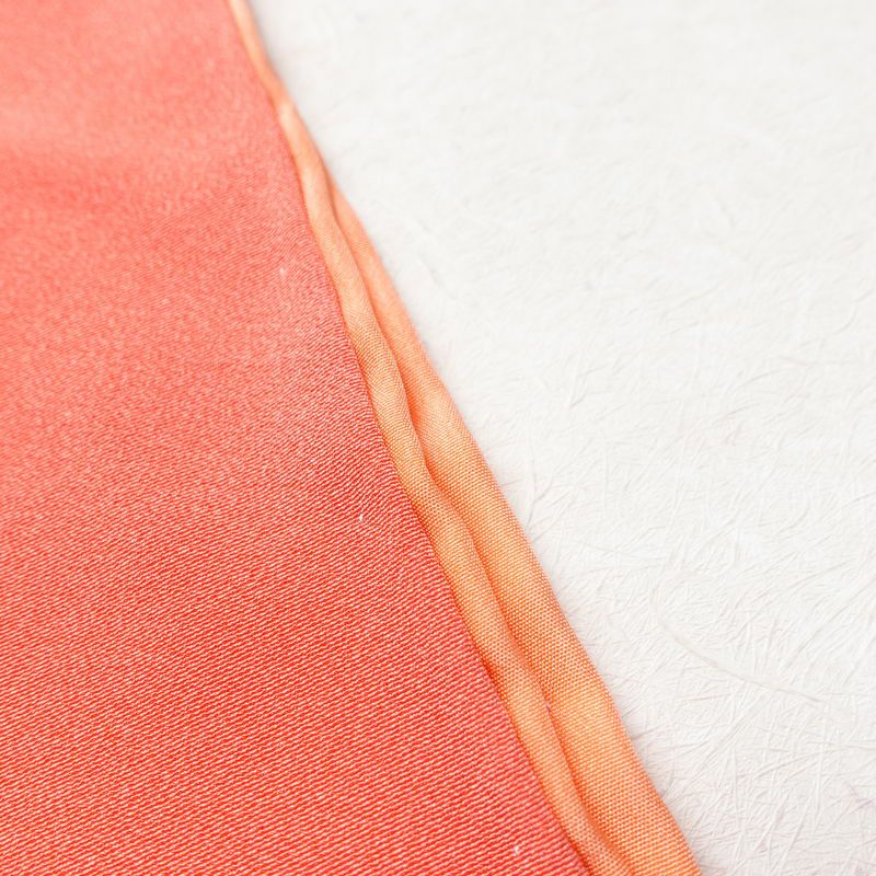 訪問着 縮緬 正絹 古典柄 袷仕立て 身丈158.5cm 裄丈67cm 箔 ピンク_画像15