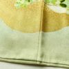 色留袖 一つ紋付き 正絹 木の葉・植物柄 袷仕立て 身丈164cm 裄丈64cm 箔 刺繍 共八掛 金彩 緑・うぐいす色_画像10