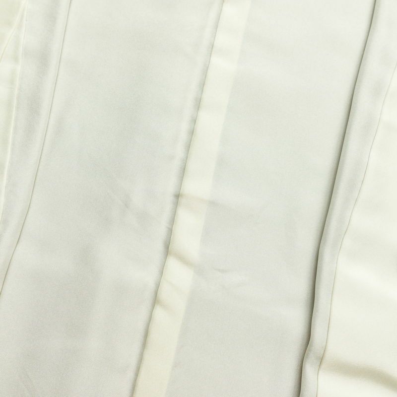 小紋 縮緬 飛び柄 正絹 花柄 袷仕立て 身丈153cm 裄丈69cm 紫・藤色_画像18