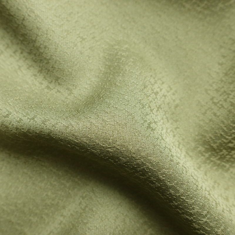 付け下げ 正絹 その他の柄 袷仕立て 身丈167.5cm 裄丈65cm 緑・うぐいす色_画像20