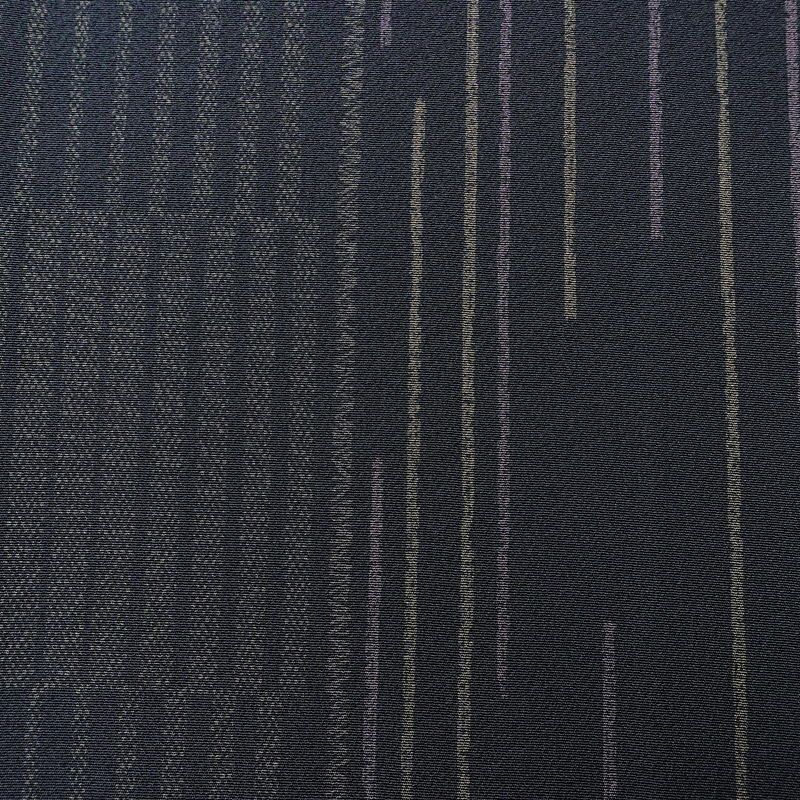 小紋 縮緬 正絹 幾何学柄・抽象柄 袷仕立て 身丈163.5cm 裄丈65.5cm 青・紺_画像6