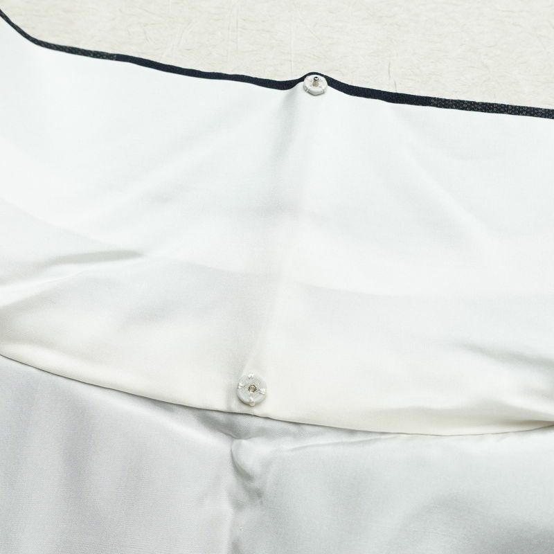 小紋 縮緬 正絹 幾何学柄・抽象柄 袷仕立て 身丈163.5cm 裄丈65.5cm 青・紺_画像18