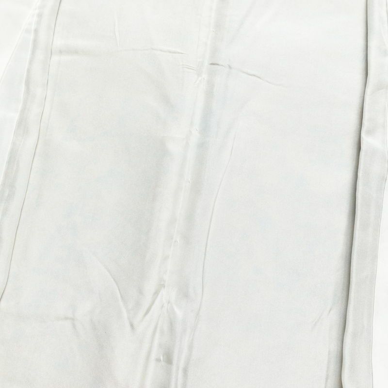 小紋 良品 縮緬 正絹 古典柄 袷仕立て 身丈161.5cm 裄丈66cm 黄・黄土色_画像18