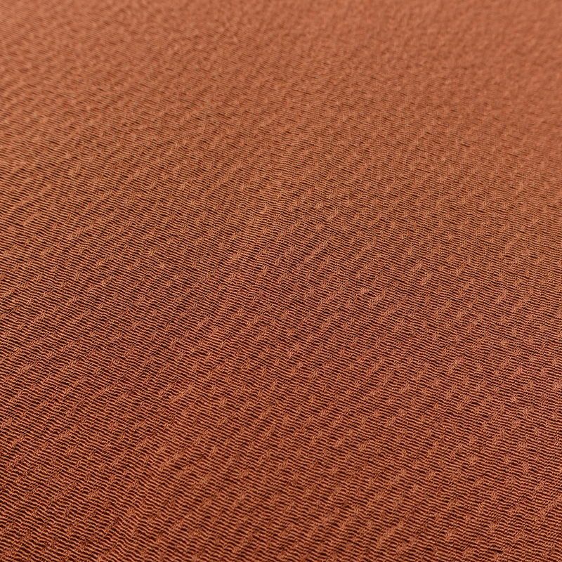 色無地 縮緬 正絹 無地 柄八掛 袷仕立て 身丈159cm 裄丈67.5cm 茶_画像7