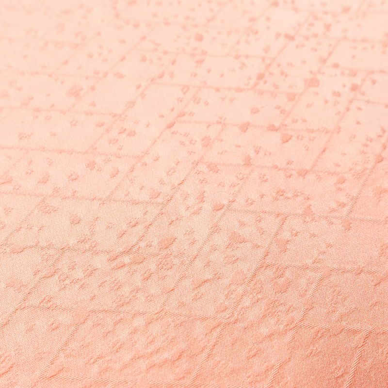 色無地 良品 しつけ糸付き 正絹 古典柄 袷仕立て 身丈168.5cm 裄丈68cm ピンク_画像7