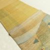 袋帯 太鼓柄 良品 すくい織 一般用 正絹 風景柄 黄・黄土色_画像17