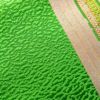 名古屋帯 六通柄 美品 正絹 幾何学柄・抽象柄 名古屋仕立て 緑・うぐいす色_画像5