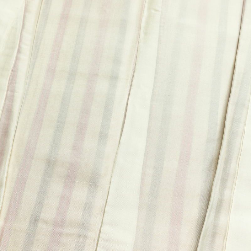 紬 しつけ糸付き 正絹 縞柄・線柄 袷仕立て 身丈155cm 裄丈63cm ベージュ_画像18