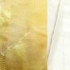 小紋 正絹 木の葉・植物柄 袷仕立て 身丈151cm 裄丈62.5cm 黄・黄土色_画像18