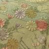 付け下げ 良品 スワトウ刺繍 正絹 古典柄 袷仕立て 身丈165.5cm 裄丈65.5cm 刺繍 緑・うぐいす色_画像9