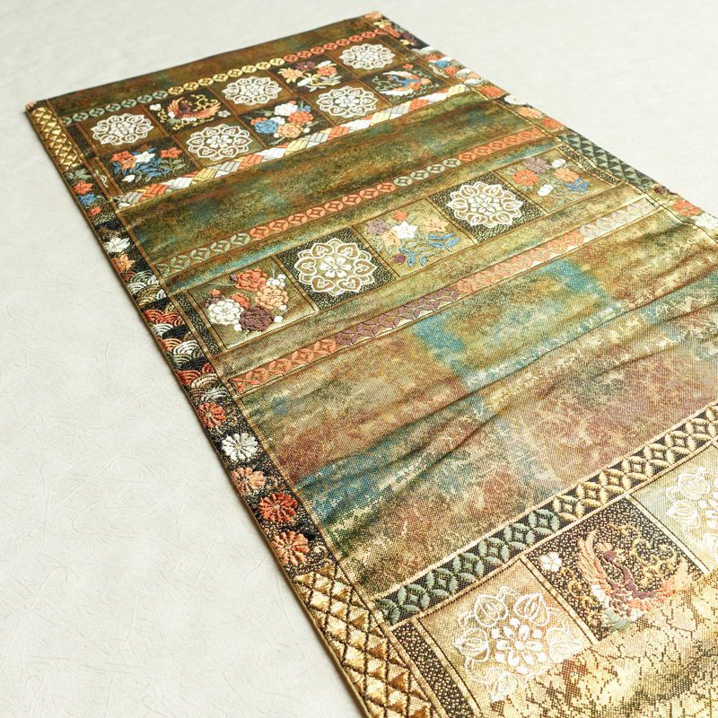 袋帯 六通柄 フォーマル用 正絹 幾何学柄・抽象柄 箔 多色使い_画像19