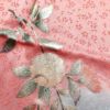 帯揚げ帯締めセット 美品 セット品 フォーマル用 正絹 花柄 箔 金彩 和装小物 ピンク_画像10
