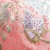 帯揚げ帯締めセット 美品 セット品 フォーマル用 正絹 花柄 箔 金彩 和装小物 ピンク_画像12