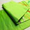 袋帯 六通柄 振袖用 正絹 古典柄 緑・うぐいす色_画像9