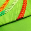 袋帯 六通柄 振袖用 正絹 古典柄 緑・うぐいす色_画像11