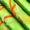 袋帯 六通柄 振袖用 正絹 古典柄 緑・うぐいす色_画像21