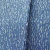 小紋 美品 しつけ糸付き ポリエステル 花柄 袷仕立て 身丈164.5cm 裄丈67.5cm 青・紺_画像9