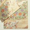 袋帯 六通柄 良品 フォーマル用 正絹 古典柄 金通し ベージュ_画像13