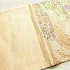 袋帯 六通柄 良品 フォーマル用 正絹 古典柄 金通し ベージュ_画像16