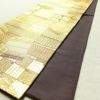 袋帯 慶祥重文 六通柄 良品 フォーマル用 正絹 古典柄 金・銀_画像8