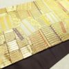 袋帯 慶祥重文 六通柄 良品 フォーマル用 正絹 古典柄 金・銀_画像10