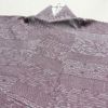 小紋 良品 正絹 古典柄 袷仕立て 身丈155cm 裄丈67.5cm 紫・藤色_画像15