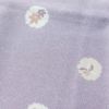 小紋 縮緬 ポリエステル 古典柄 袷仕立て 身丈160cm 裄丈64.5cm 紫・藤色_画像6
