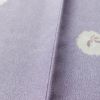 小紋 縮緬 ポリエステル 古典柄 袷仕立て 身丈160cm 裄丈64.5cm 紫・藤色_画像9