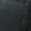 大島紬 証紙なし 正絹 木の葉・植物柄 袷仕立て 身丈165cm 裄丈67.5cm 青・紺_画像8