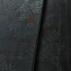 大島紬 証紙なし 正絹 木の葉・植物柄 袷仕立て 身丈165cm 裄丈67.5cm 青・紺_画像10