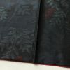 大島紬 証紙なし 正絹 木の葉・植物柄 袷仕立て 身丈165cm 裄丈67.5cm 青・紺_画像11