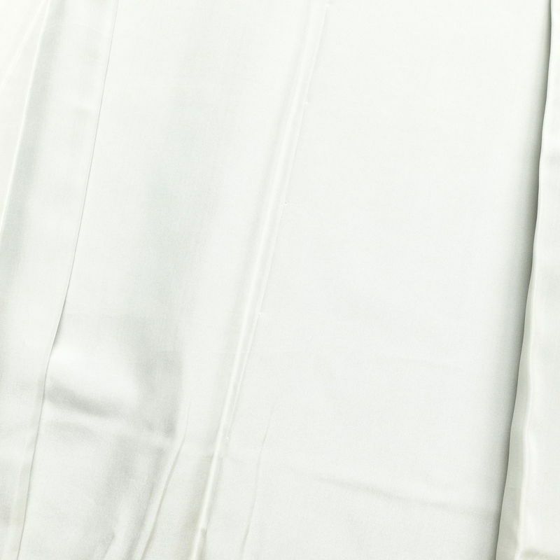 紬 良品 正絹 幾何学柄・抽象柄 袷仕立て 身丈151.5cm 裄丈64cm 青・紺_画像17