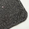 小紋 美品 しつけ糸付き ポリエステル 花柄 袷仕立て 身丈165cm 裄丈68cm 黒_画像15