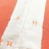 羽織 良品 しつけ糸付き 正絹 古典柄 袷仕立て 身丈87cm 裄丈67.5cm 赤・朱_画像8