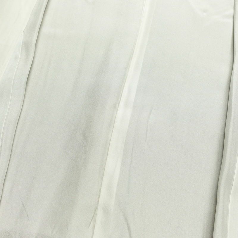 付け下げ 正絹 木の葉・植物柄 袷仕立て 身丈160cm 裄丈63.5cm 箔 金彩 黄・黄土色_画像19