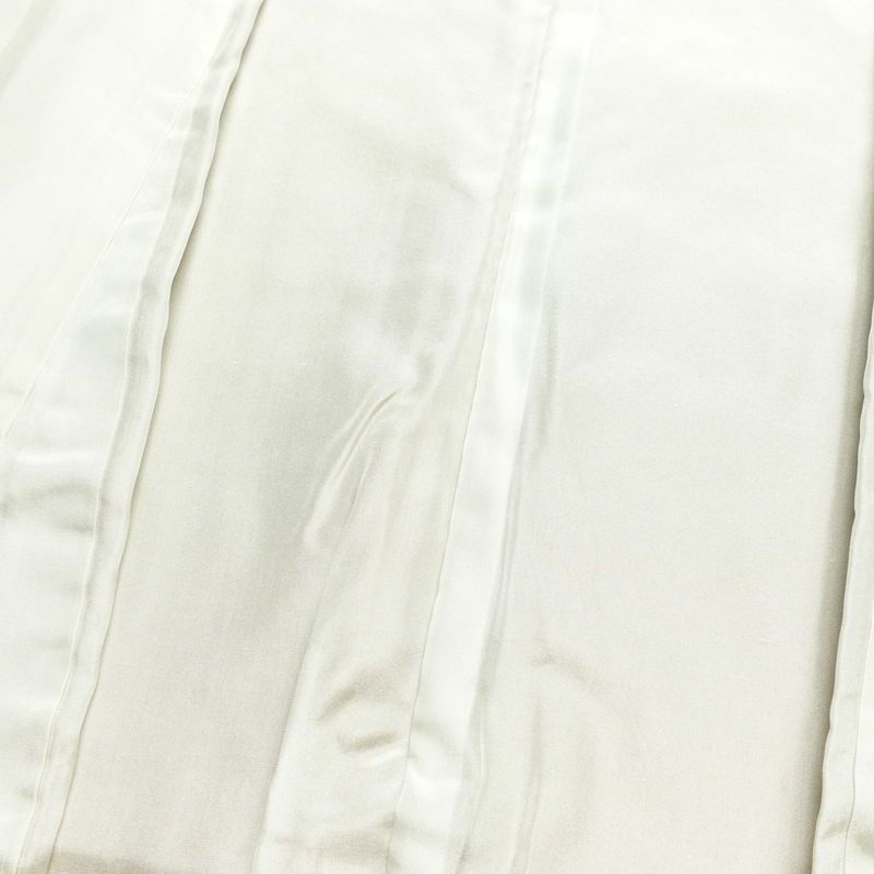 訪問着 正絹 古典柄 袷仕立て 身丈163.5cm 裄丈65cm 金彩 扇子 黄・黄土色_画像19