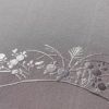付け下げ 縮緬 一つ紋付き 正絹 木の葉・植物柄 袷仕立て 身丈154cm 裄丈64.5cm 刺繍 紫・藤色_画像8