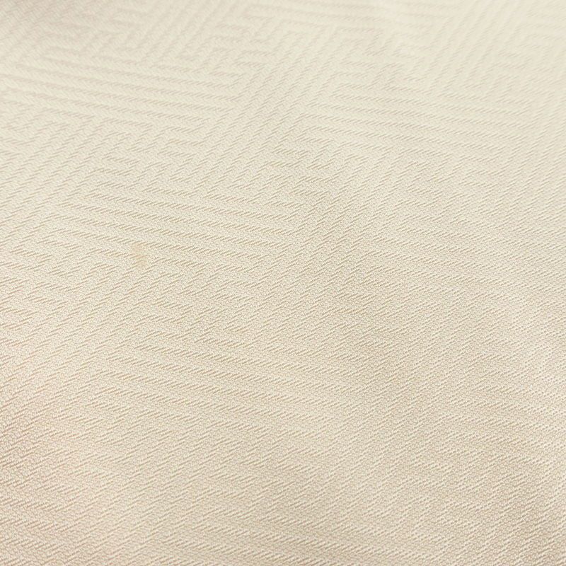 訪問着 一つ紋付き 正絹 古典柄 袷仕立て 身丈164cm 裄丈65.5cm 箔 鶴 松 波 ピンク_画像20