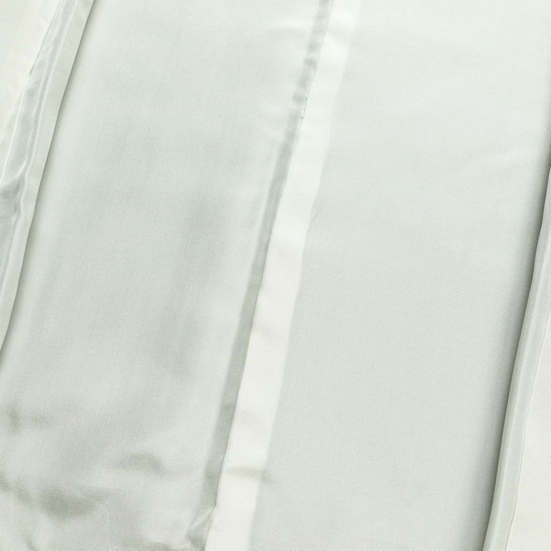 訪問着 正絹 盛り上げ箔 幾何学柄・抽象柄 袷仕立て 身丈165cm 裄丈67cm 緑・うぐいす色_画像19