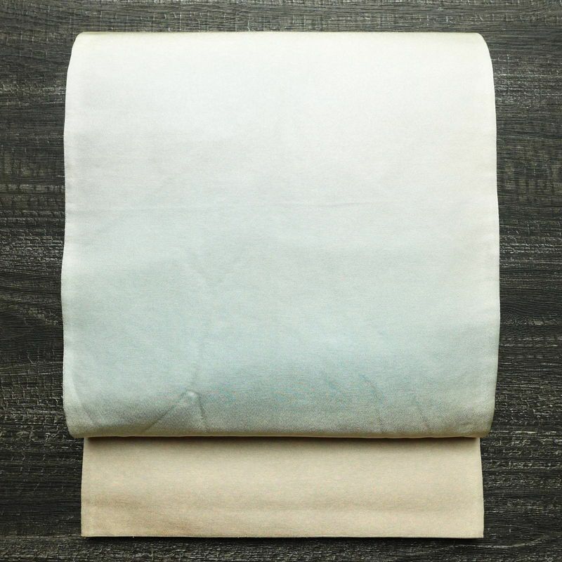 袋帯 六通柄 フォーマル用 正絹 その他の柄 クリーム_画像1
