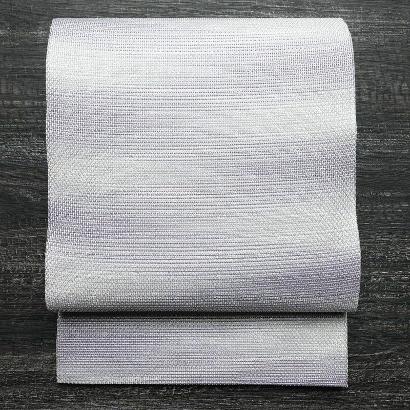 袋帯 全通柄 美品 フォーマル用 混紡 その他の柄 銀糸 紫・藤色_画像1
