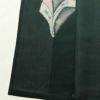 アンティーク着物 夏用 正絹 幾何学柄・抽象柄 単衣仕立て 身丈155cm 裄丈64cm 緑・うぐいす色_画像11