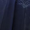 盛夏 夏用 絽 正絹 木の葉・植物柄 単衣仕立て 身丈157cm 裄丈65cm 青・紺_画像10