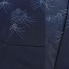 盛夏 夏用 絽 正絹 木の葉・植物柄 単衣仕立て 身丈157cm 裄丈65cm 青・紺_画像17