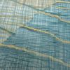 袋帯 すくい織 太鼓柄 夏用 一般用 正絹 幾何学柄・抽象柄 緑・うぐいす色_画像6
