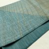 袋帯 すくい織 太鼓柄 夏用 一般用 正絹 幾何学柄・抽象柄 緑・うぐいす色_画像11