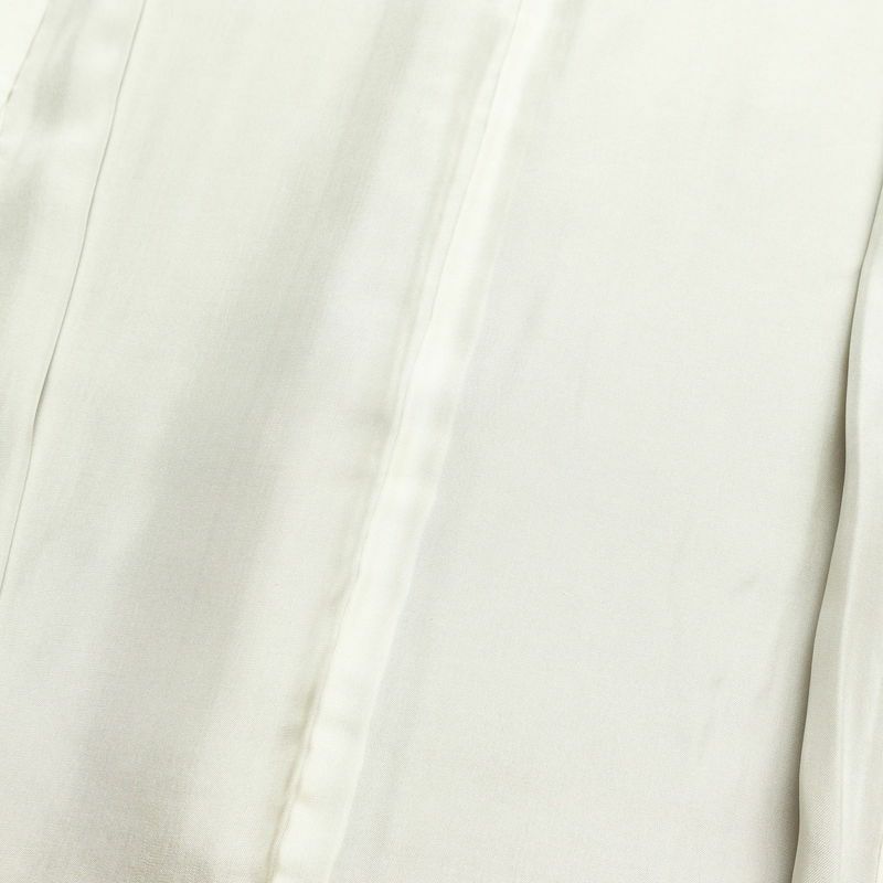 付け下げ 正絹 木の葉・植物柄 袷仕立て 身丈165cm 裄丈66.5cm ベージュ_画像19