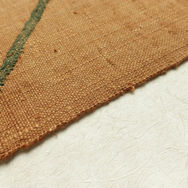 名古屋帯 太鼓柄 良品 正絹 幾何学柄・抽象柄 名古屋仕立て 多色使い_画像12